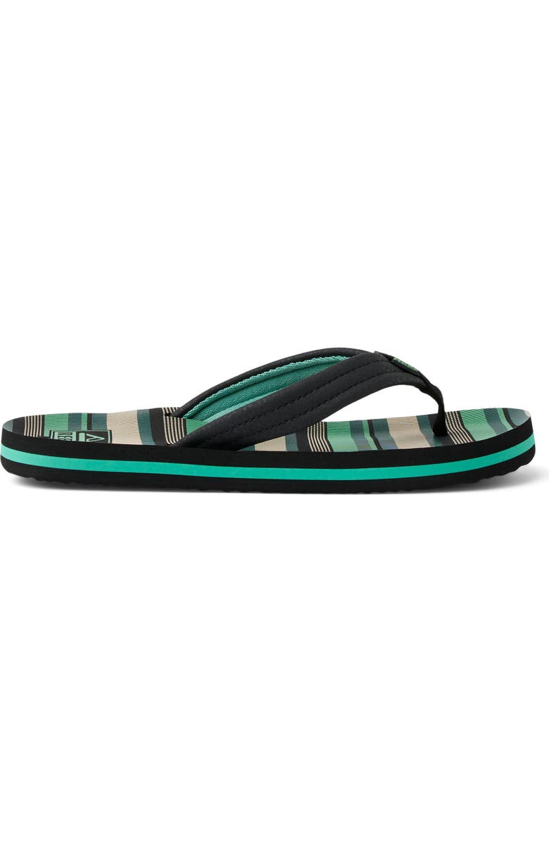 Reef Ahi Flip Flop, Alternate, color, Blanket Stripe