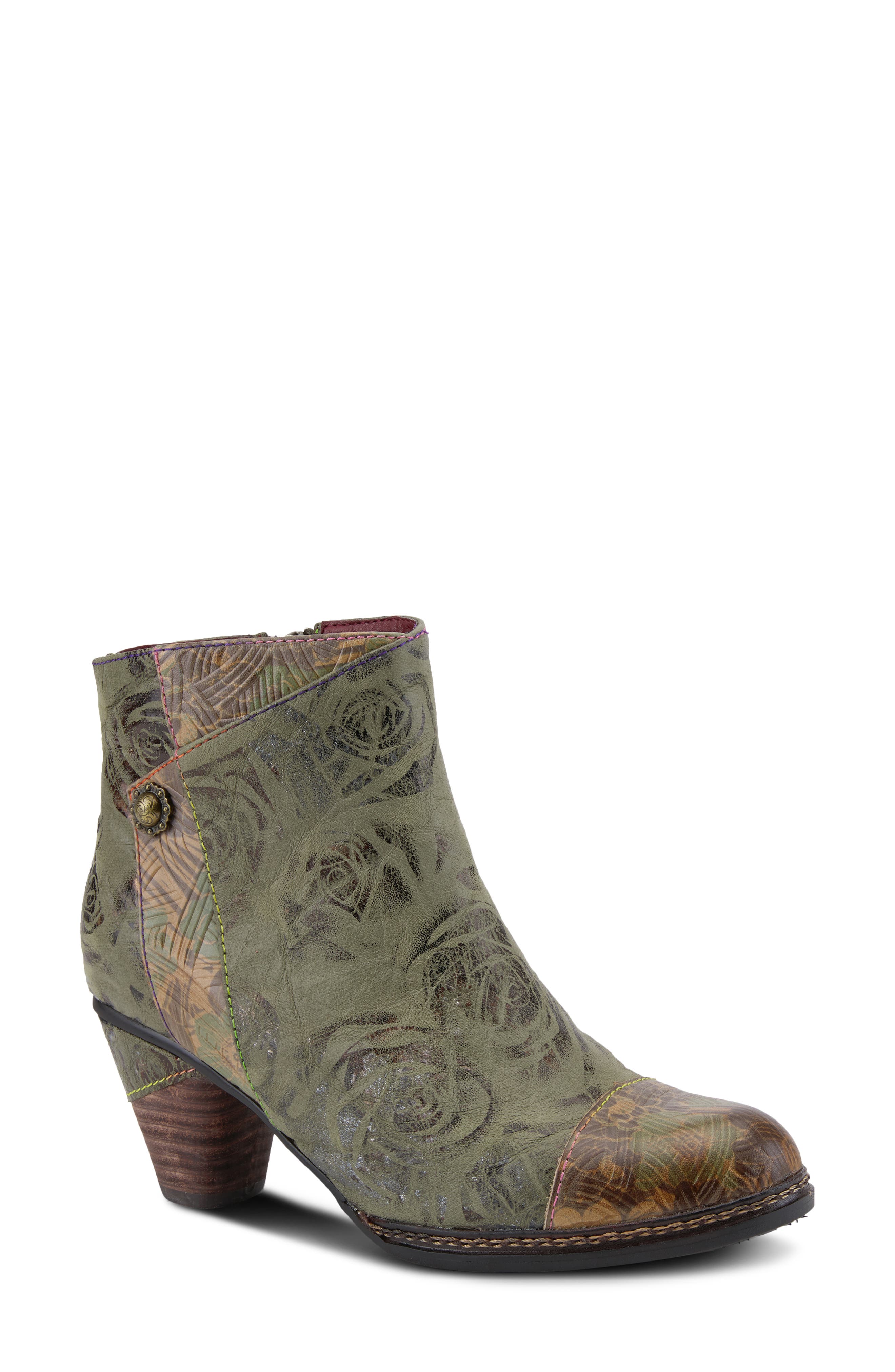 L'Artiste by Spring Step L'Artiste Waterlily Bootie, Main, color, 