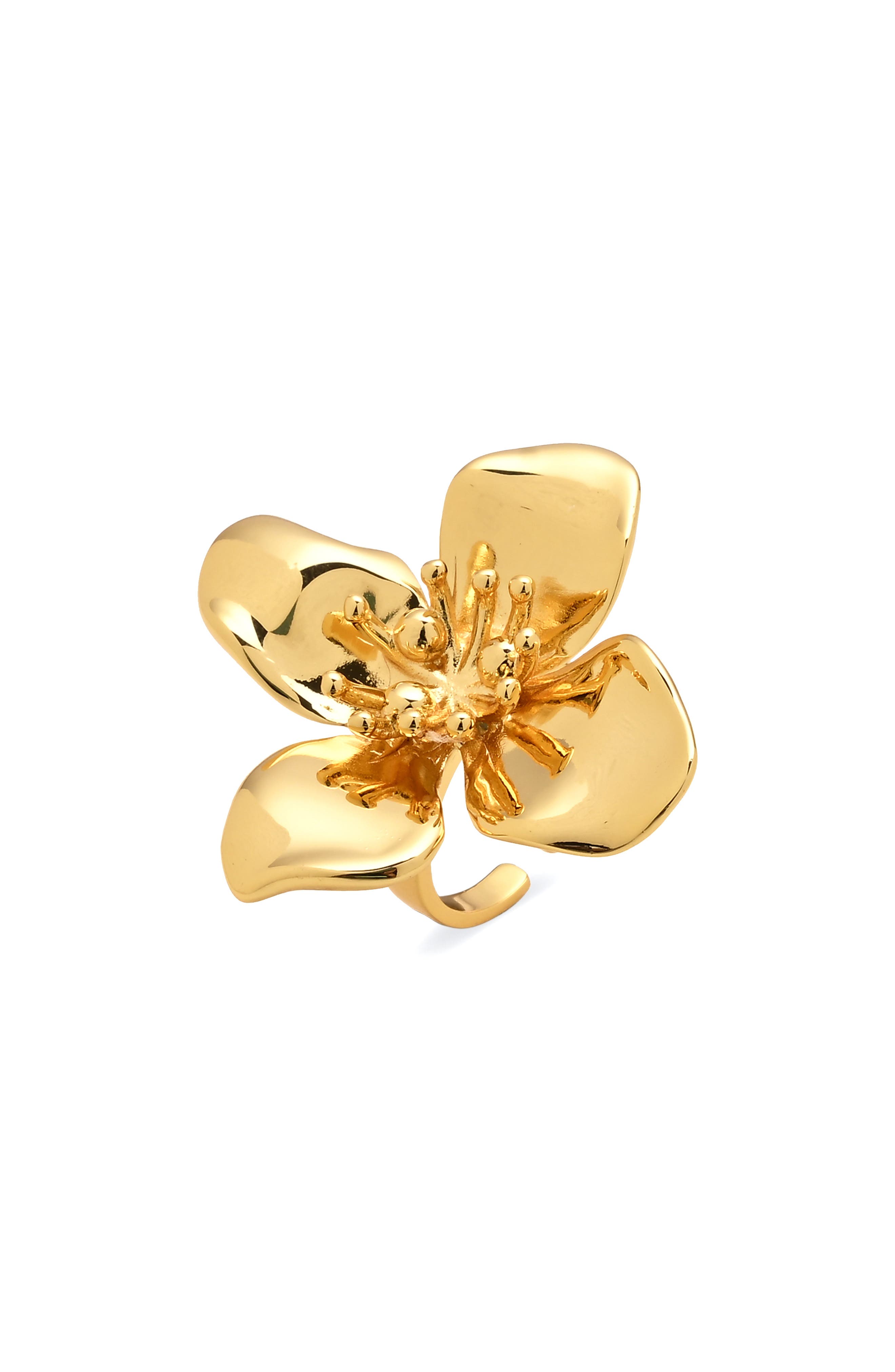 Sunlit Petal Ring