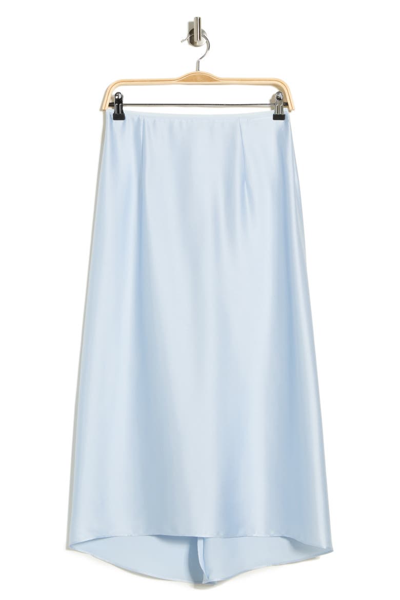 Satin Slip Skirt, Alternate, color, SURF MIST