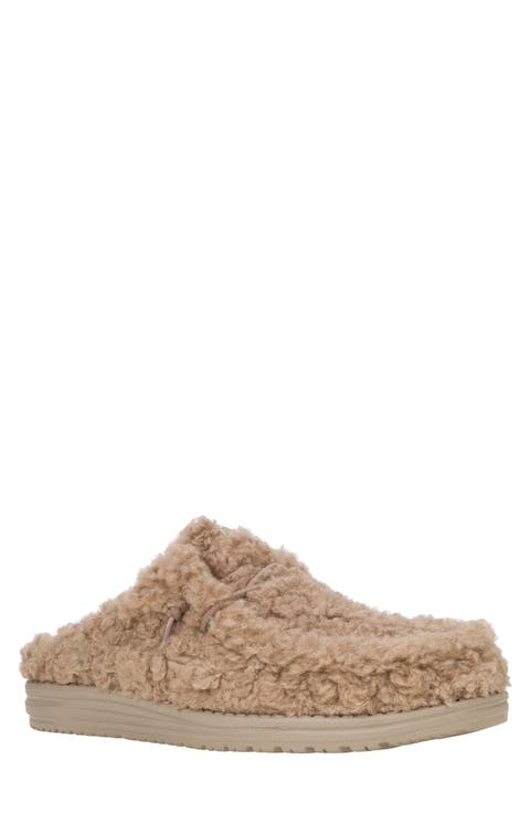 Wally Faux Shearling Slipper (Men)
