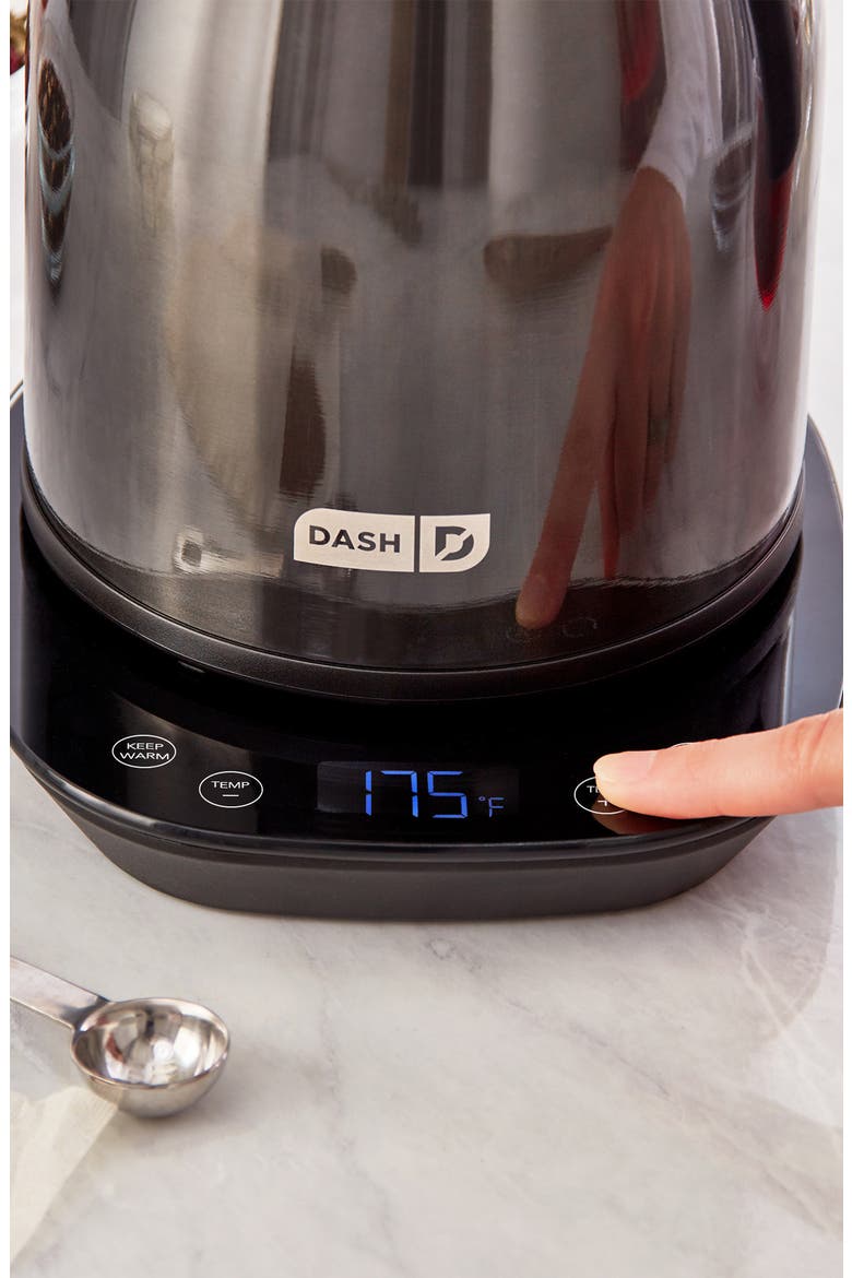 Insulated Electric Kettle, Main, color, BLACK STAINLESS STEEL
