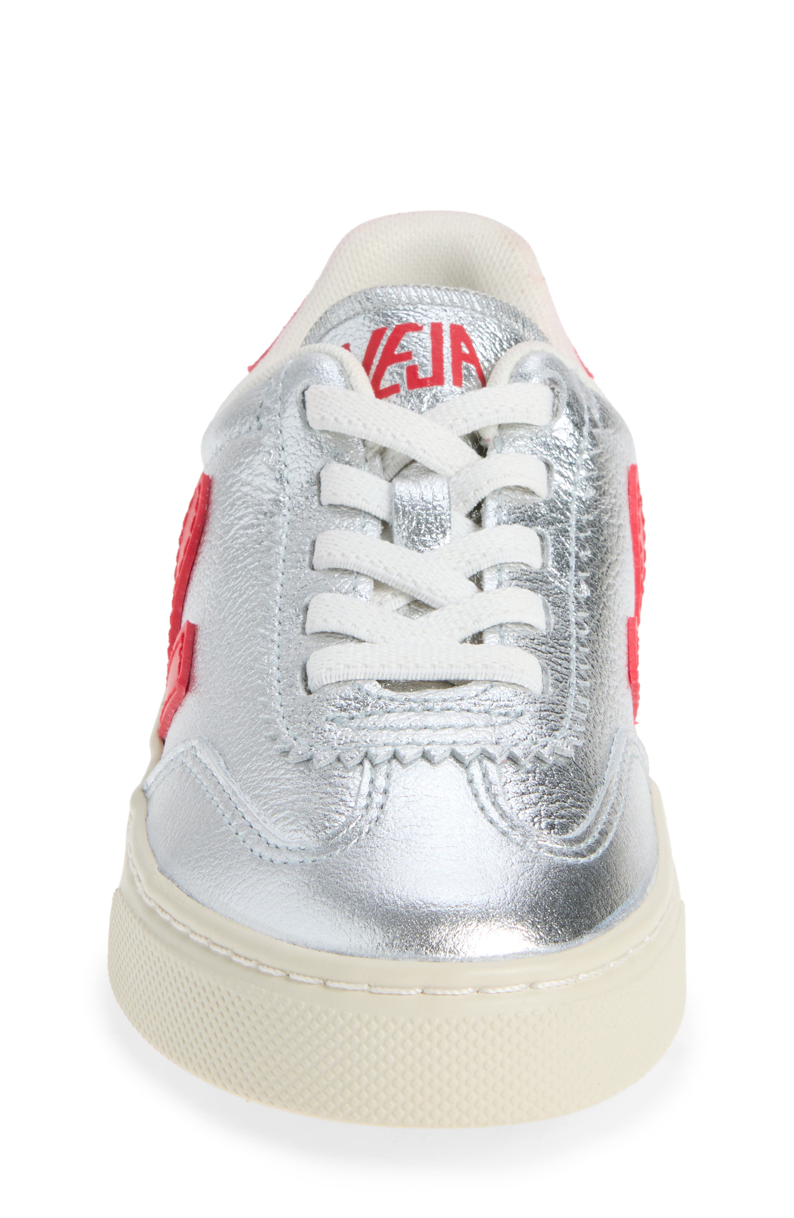 Veja Kid's Small Volley O.T. Sneaker, Alternate, color, Silver Pekin