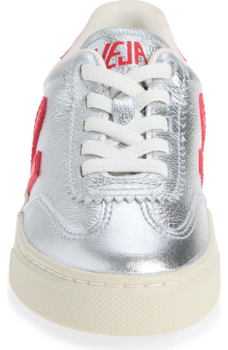 Veja Kid's Small Volley O.T. Sneaker, Alternate, color, Silver Pekin