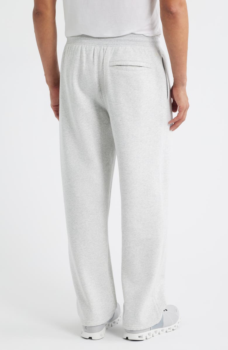 Zella Vital Fleece Pants, Alternate, color, Grey Fog Heather