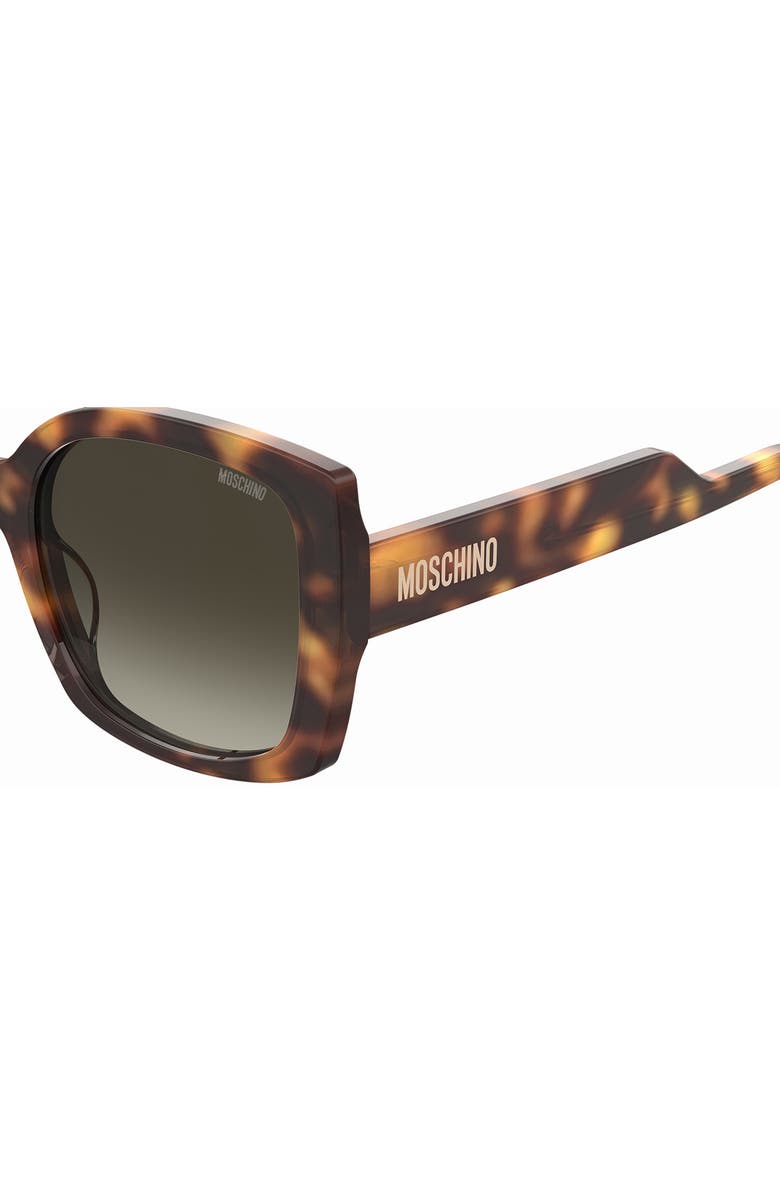 Moschino 54mm Gradient Square Sunglasses, Alternate, color, 005L-Ha