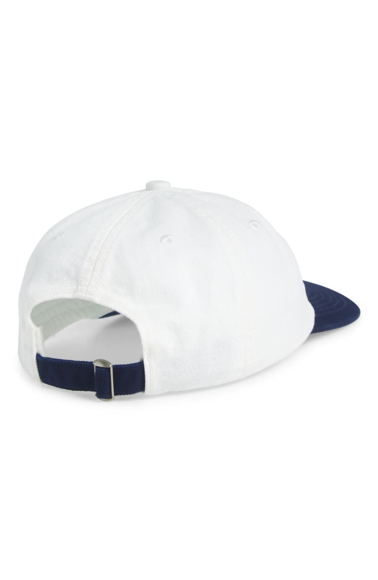 PALMES Tower Embroidered Adjustable Twill Baseball Cap, Alternate, color, Navy/ White