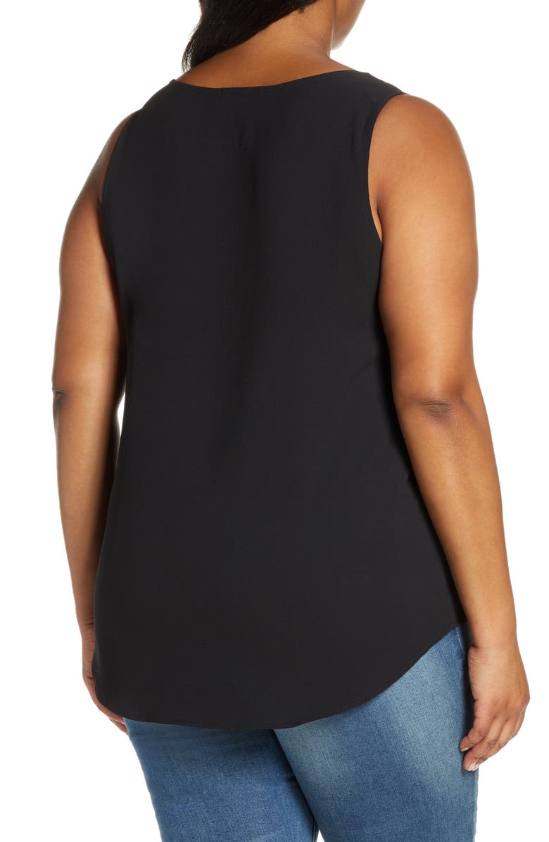 GIBSONLOOK Gibson x Living in Yellow Savannah Scalloped V-Neck Tank, Alternate, color,