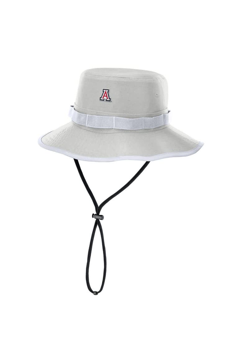 Men's Nike Gray Arizona Wildcats 2025 Sideline Apex Boonie Bucket Hat, Main, color, Gray