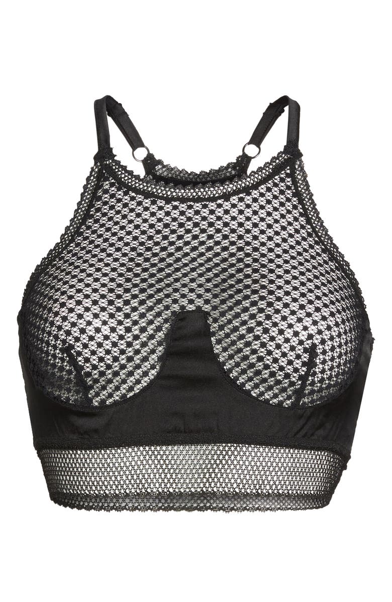 ELSE Bella Underwire High Neck Racerback Bra, Alternate, color,