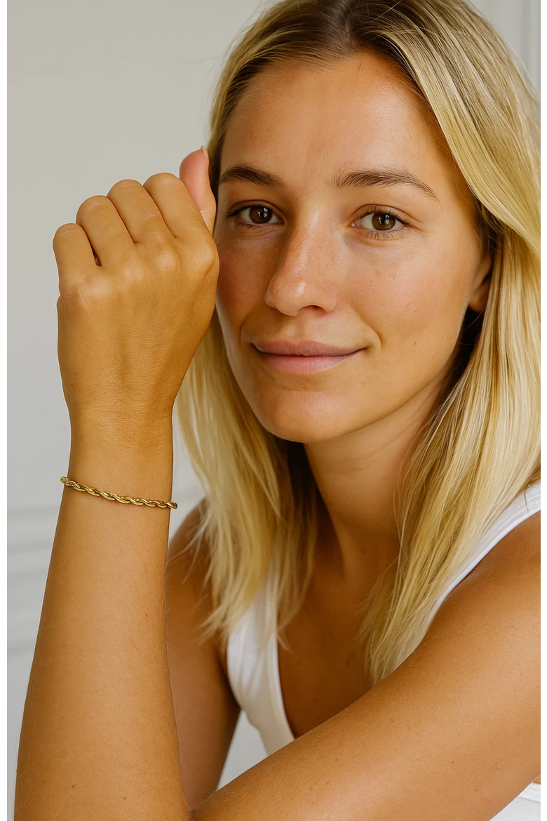 Elegant Gold Rope Bracelet, Alternate, color, Gold