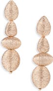 Panacea Beaded Linear Ball Drop Earrings
