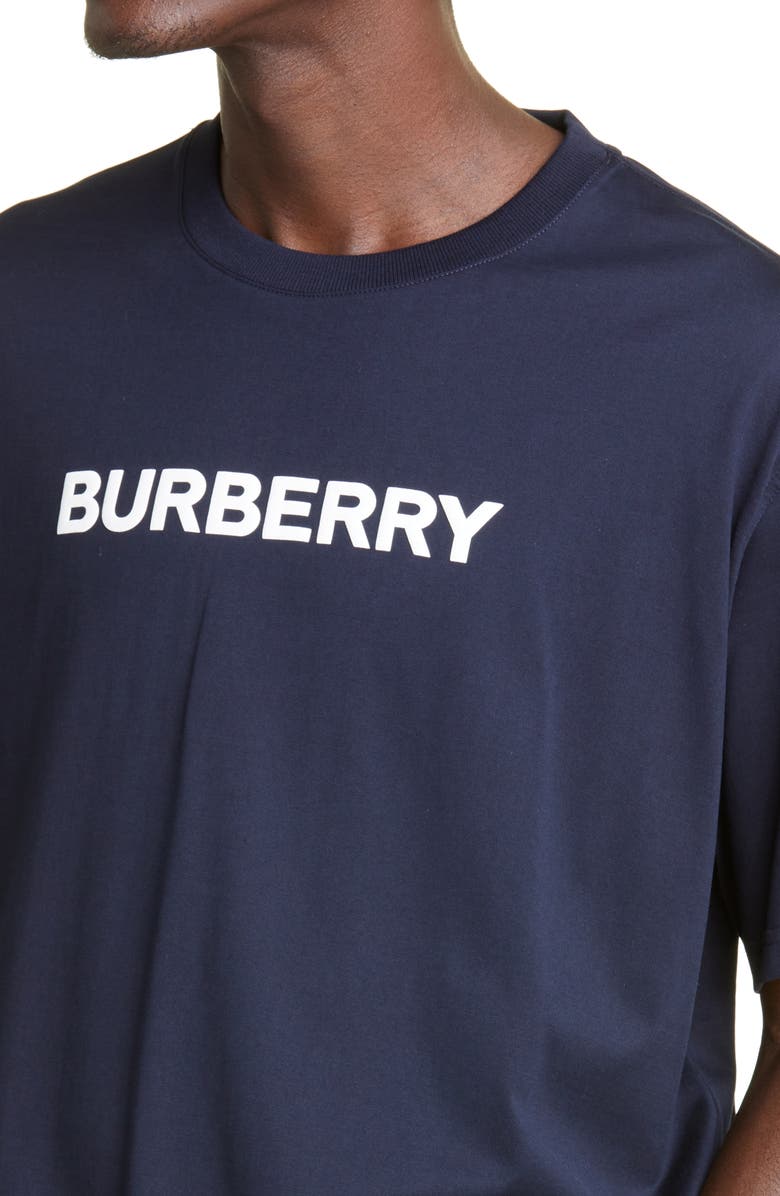 Burberry Men's Harriston Oversize Cotton Logo Tee, Alternate, color, 