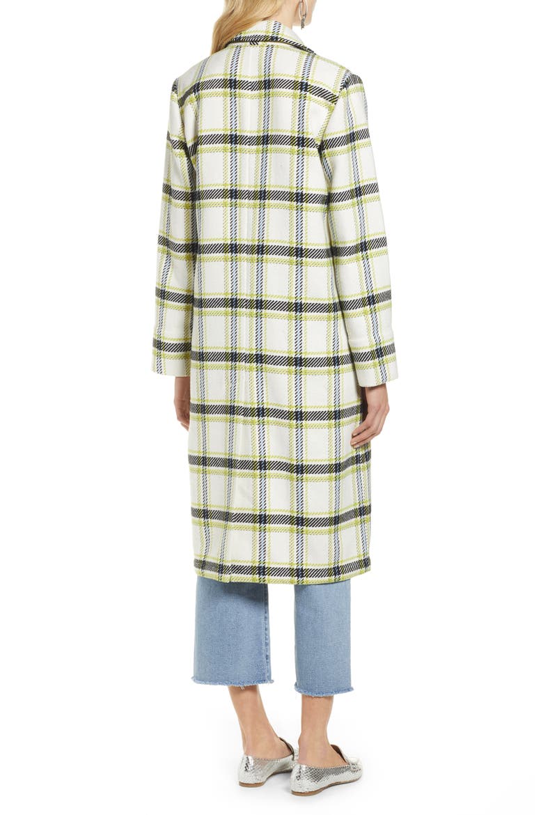 Plaid Coat, Alternate, color, IVORY MULTI CHECK
