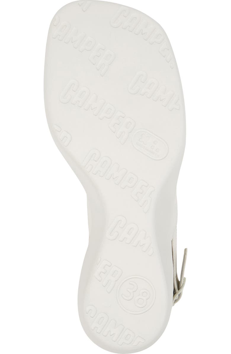 Camper Louise Slingback Wedge Sandal, Alternate, color, White Natural