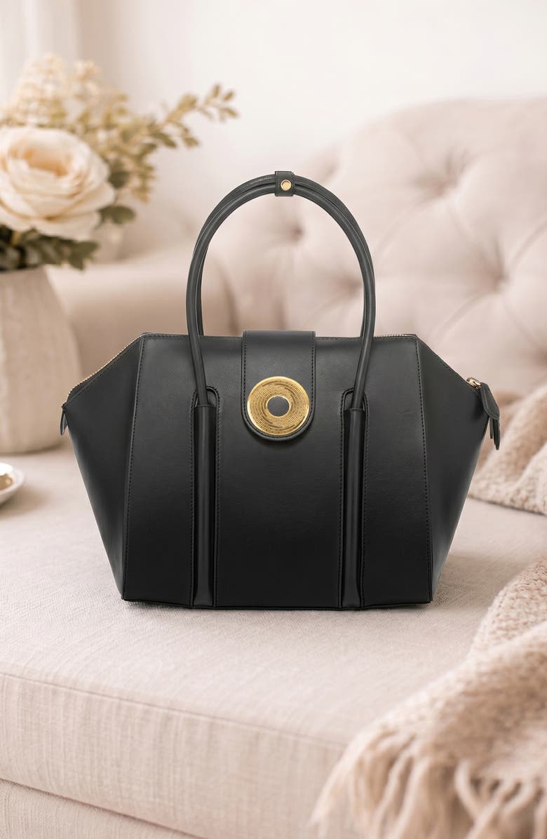 Aranyani La Donna Top Handle 10, Alternate, color, Obsidian