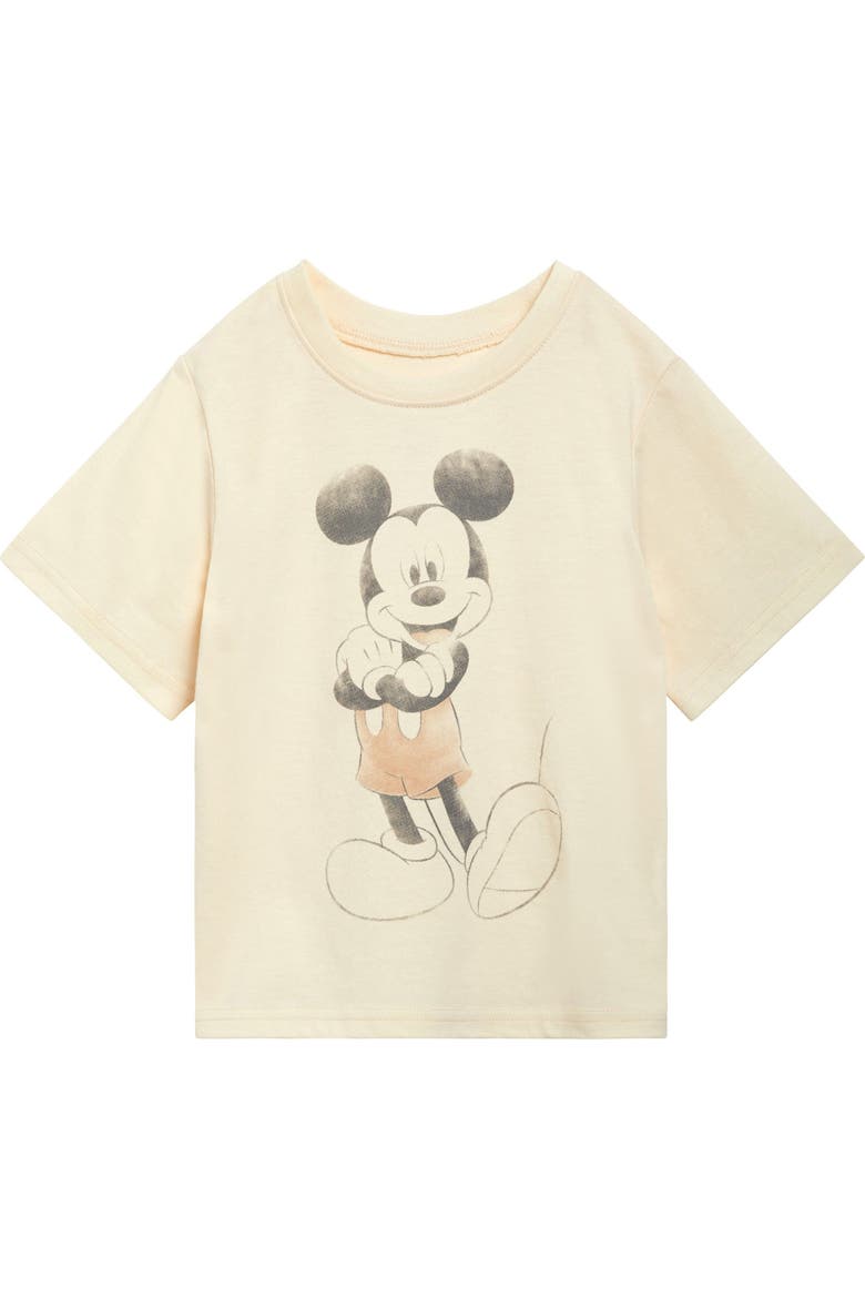 Mickey Mouse Button-Down Shirt, Tee and Shorts Set, Alternate, color, Tan Mickey Mouse