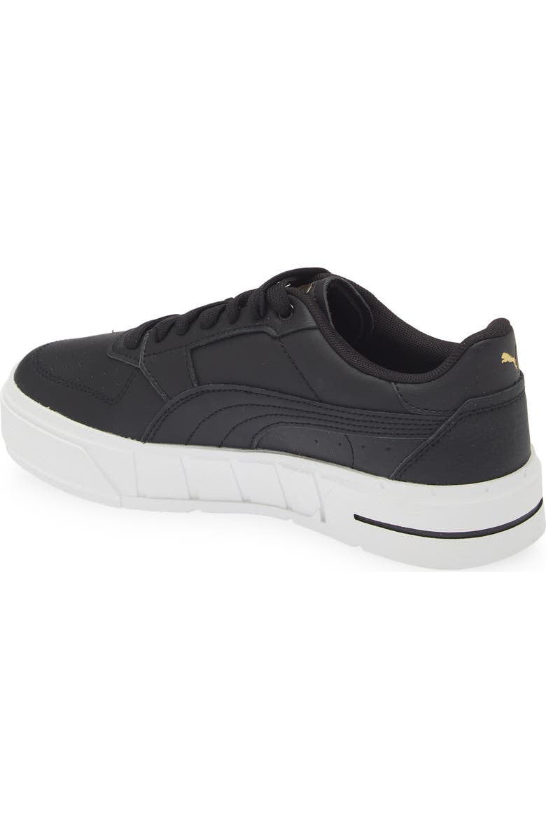 PUMA Cali Court Leather Sneaker, Alternate, color, Puma Black-Puma White