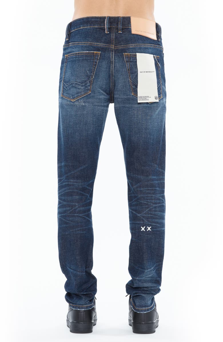 Cult of Individuality Rocker Slim 602 Jeans, Alternate, color, Marine