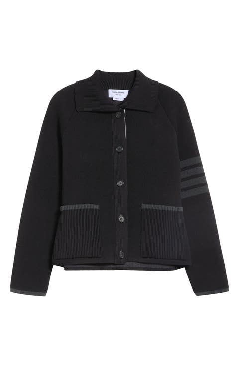 Double Face Pique Stitch Cardigan