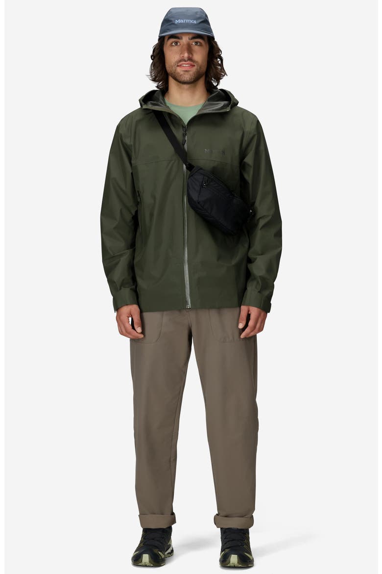 Minimalist Pertex® Waterproof Hooded Jacket, Alternate, color, NORI