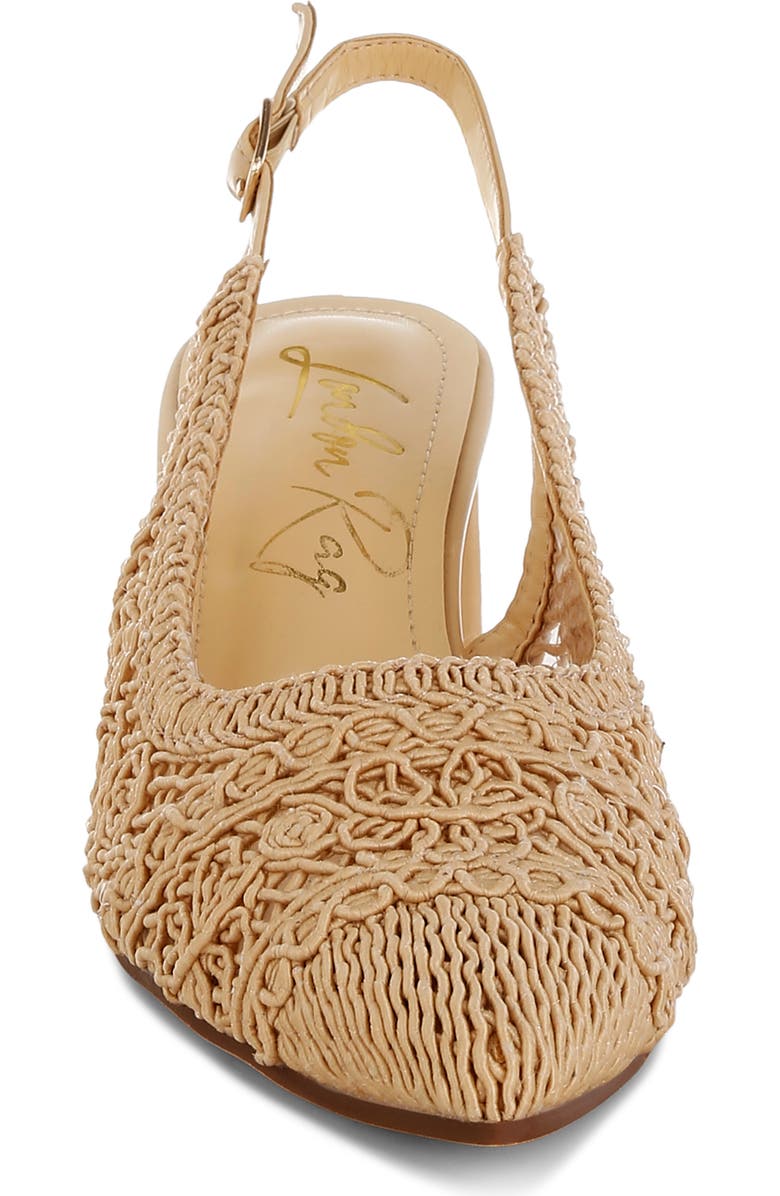 LONDON RAG Tolina Slingback Pump, Alternate, color, Beige