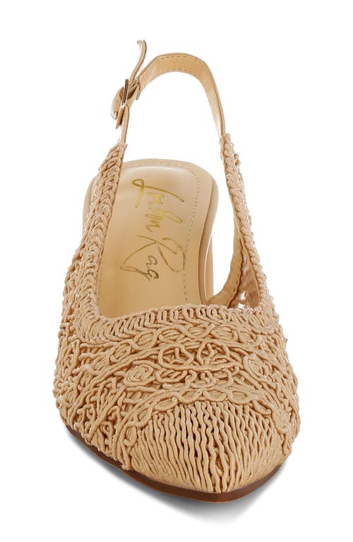 London Rag Tolina Slingback Pump In Beige