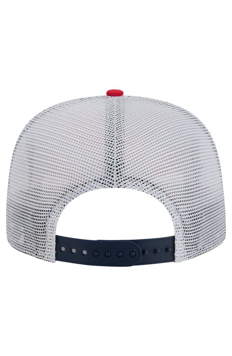 New Era Men's New Era Red/Navy Houston Texans Throwback Dye Golfer Snapback Hat, Alternate, color, Red