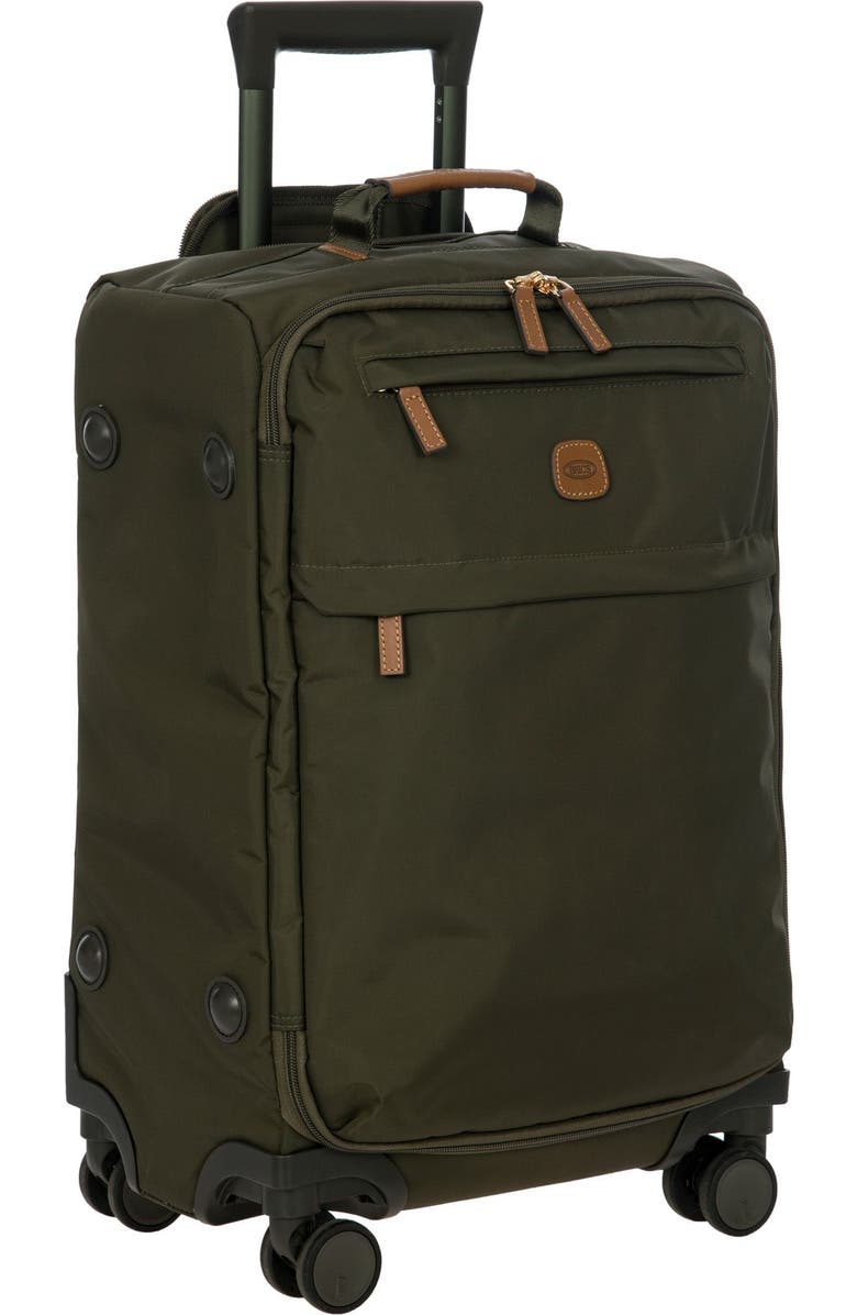 Bric's 2 Piece Set - X-Travel 21" Carry-On Spinner & Large Sportina Tote Bag, Alternate, color, Olive