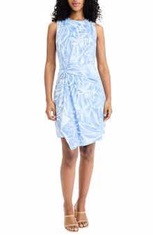 Donna Morgan Sleeveless Asymmetric Minidress