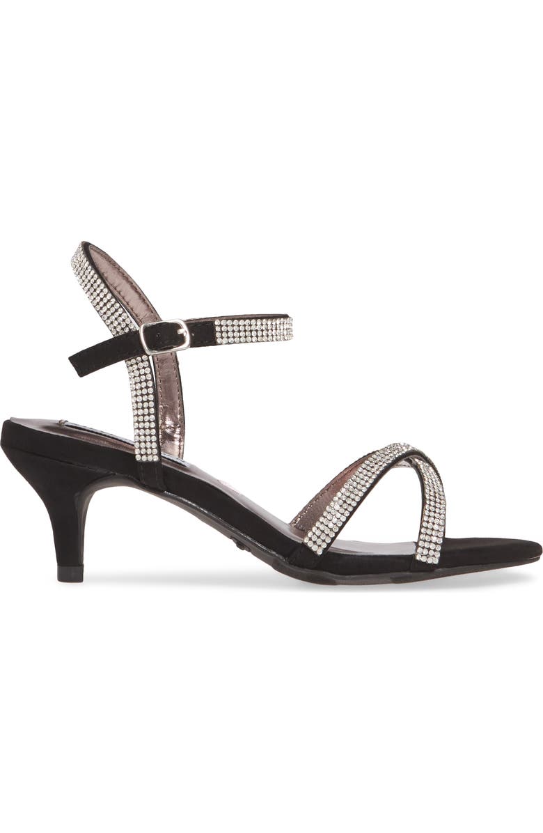 Steve Madden JClass Crystal Embellished Sandal, Alternate, color,