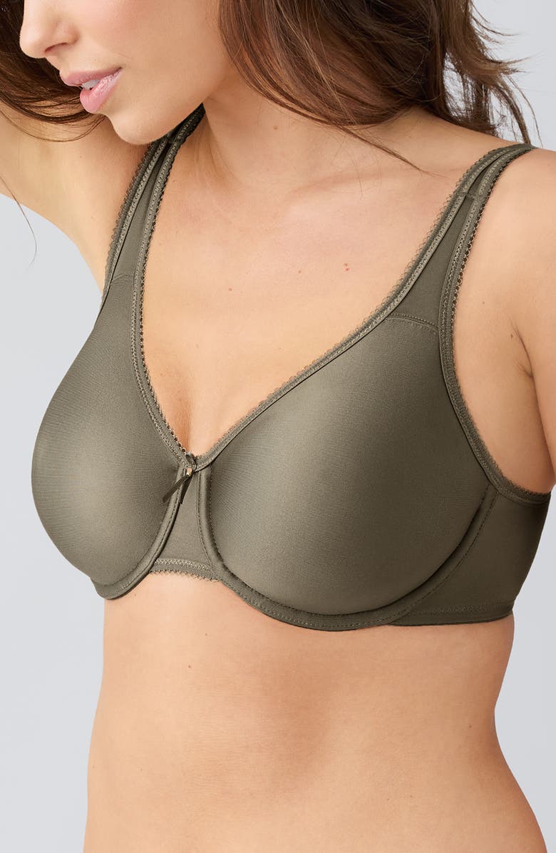 Wacoal Basic Beauty Seamless Underwire Bra, Alternate, color, Bungee Cord