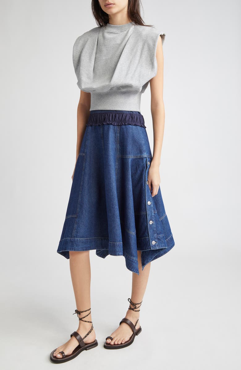 3.1 Phillip Lim Sleeveless Mixed Media Dress, Alternate, color,