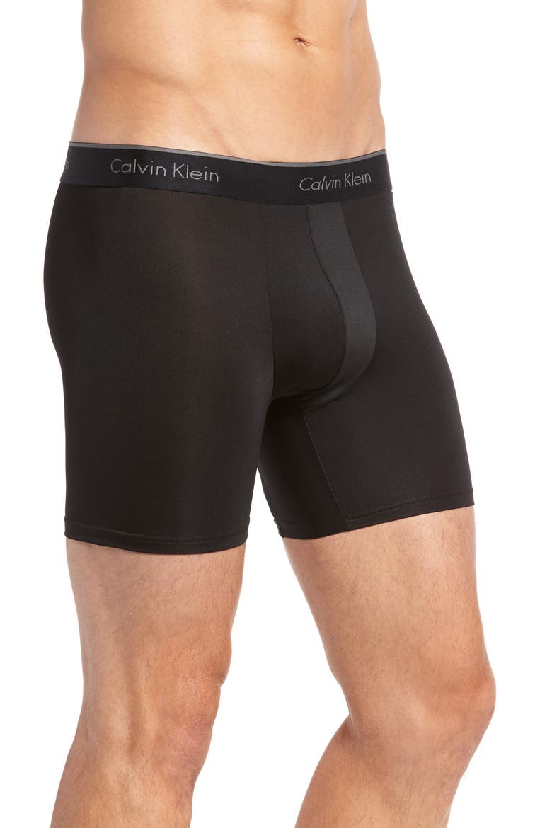 5-Pack Micro Stretch Boxer Briefs, Alternate, color, BLACK