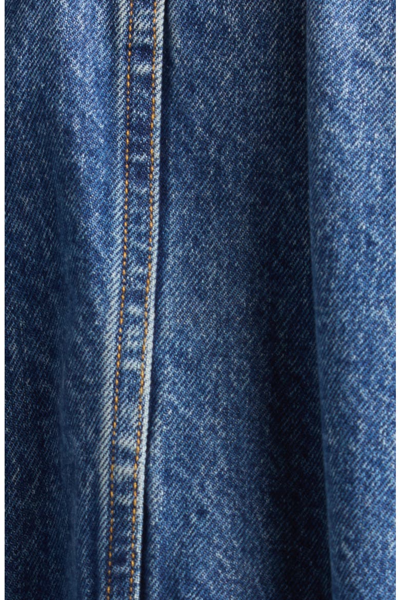 Levi's® Denim Jacket with Leather & Faux Shearling Trim, Alternate, color, BLUE