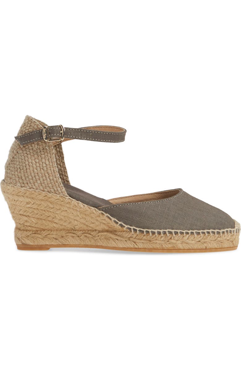 Toni Pons 'Caldes' Linen Wedge Sandal, Alternate, color,