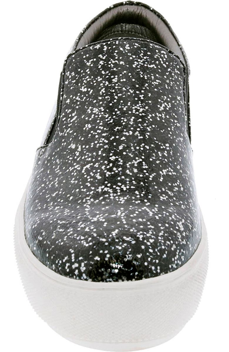 BELLINI Accent Glitter Slip-On Sneaker, Alternate, color, Black Sparkle