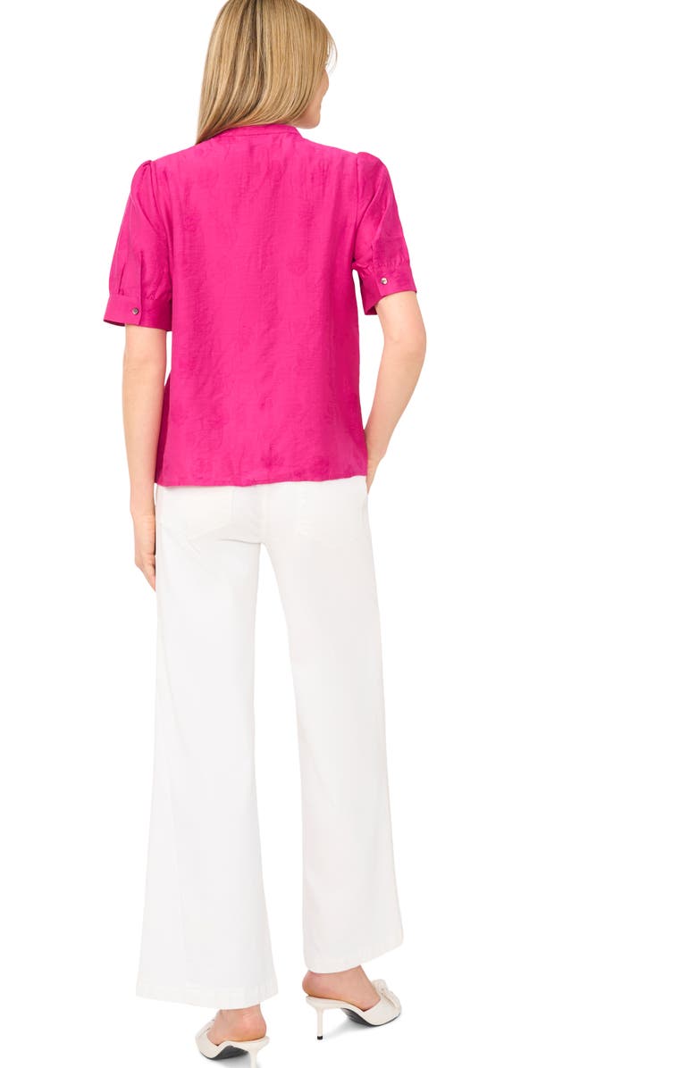Halogen<sup>®</sup> Pintuck Pleat Button-Up Top, Alternate, color, Bright Orchid
