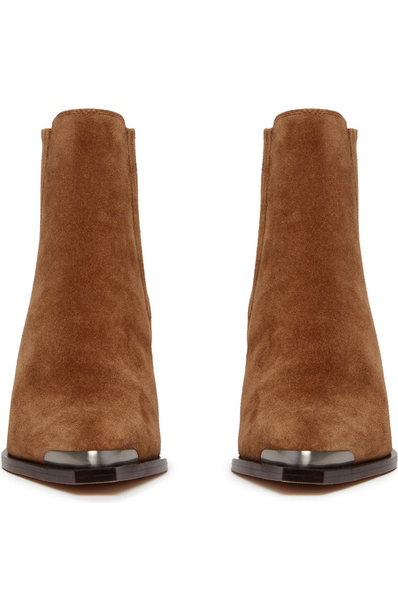 PAIGE Lyra Pointed Toe Chelsea Boot, Alternate, color, Sienna