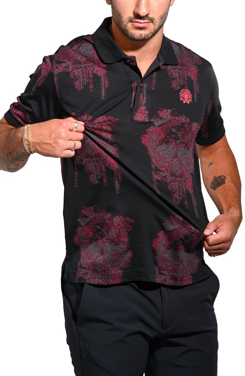 Maceoo Mozart Triangle Polo, Alternate, color, Red