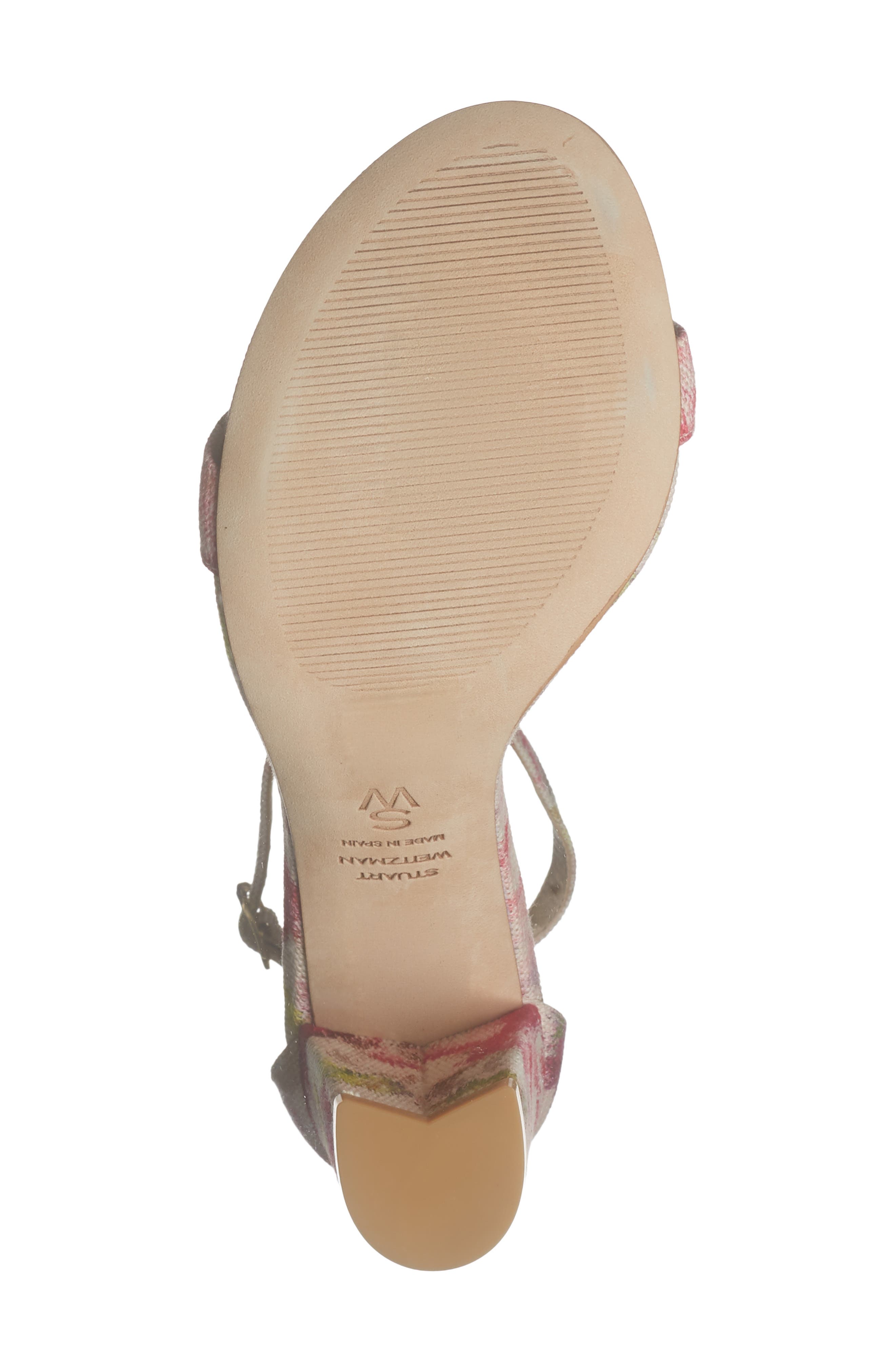 NearlyNude Ankle Strap Sandal, Alternate, color, PINK MULTI