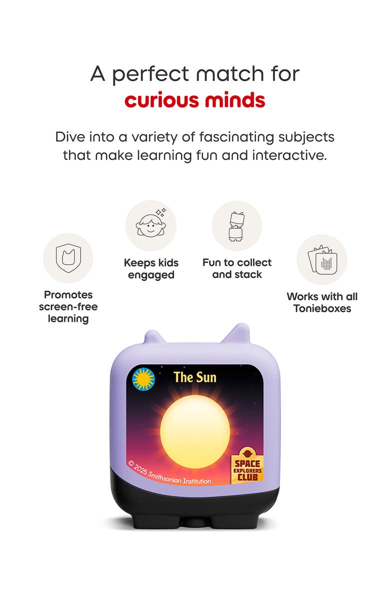 tonies 4-Pack Space Explorers Clever Tonies, Alternate, color,