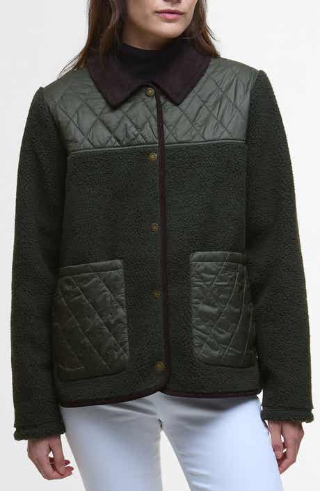 Barbour Laurel High Pile Fleece Quilted Jacket