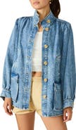 Steve Madden Marceline Denim Shirt Jacket