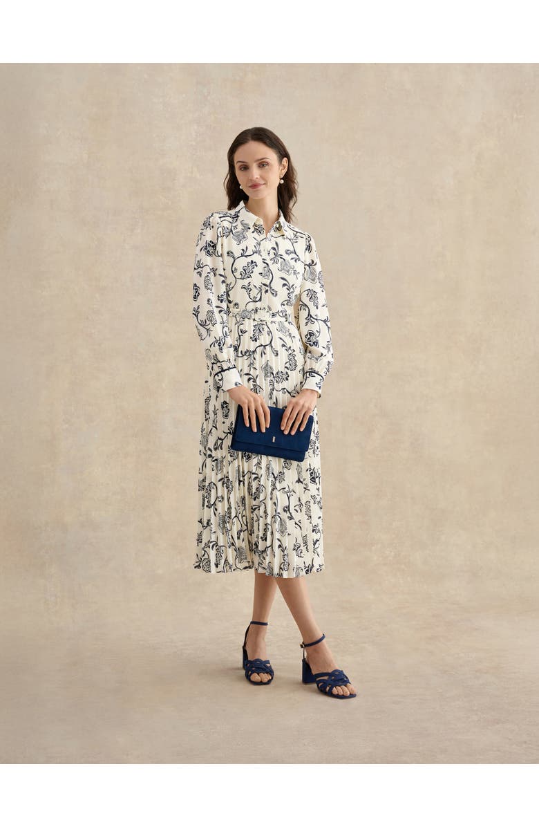 HOBBS LONDON Ashleen Dress, Alternate, color, Cream Midnight