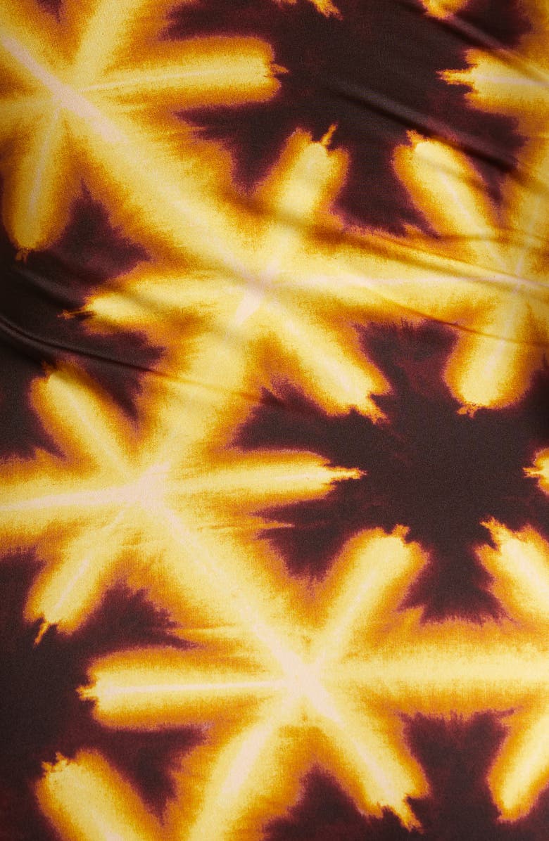 Ulla Johnson Monterey Strapless One-Piece Swimsuit, Alternate, color, Amber