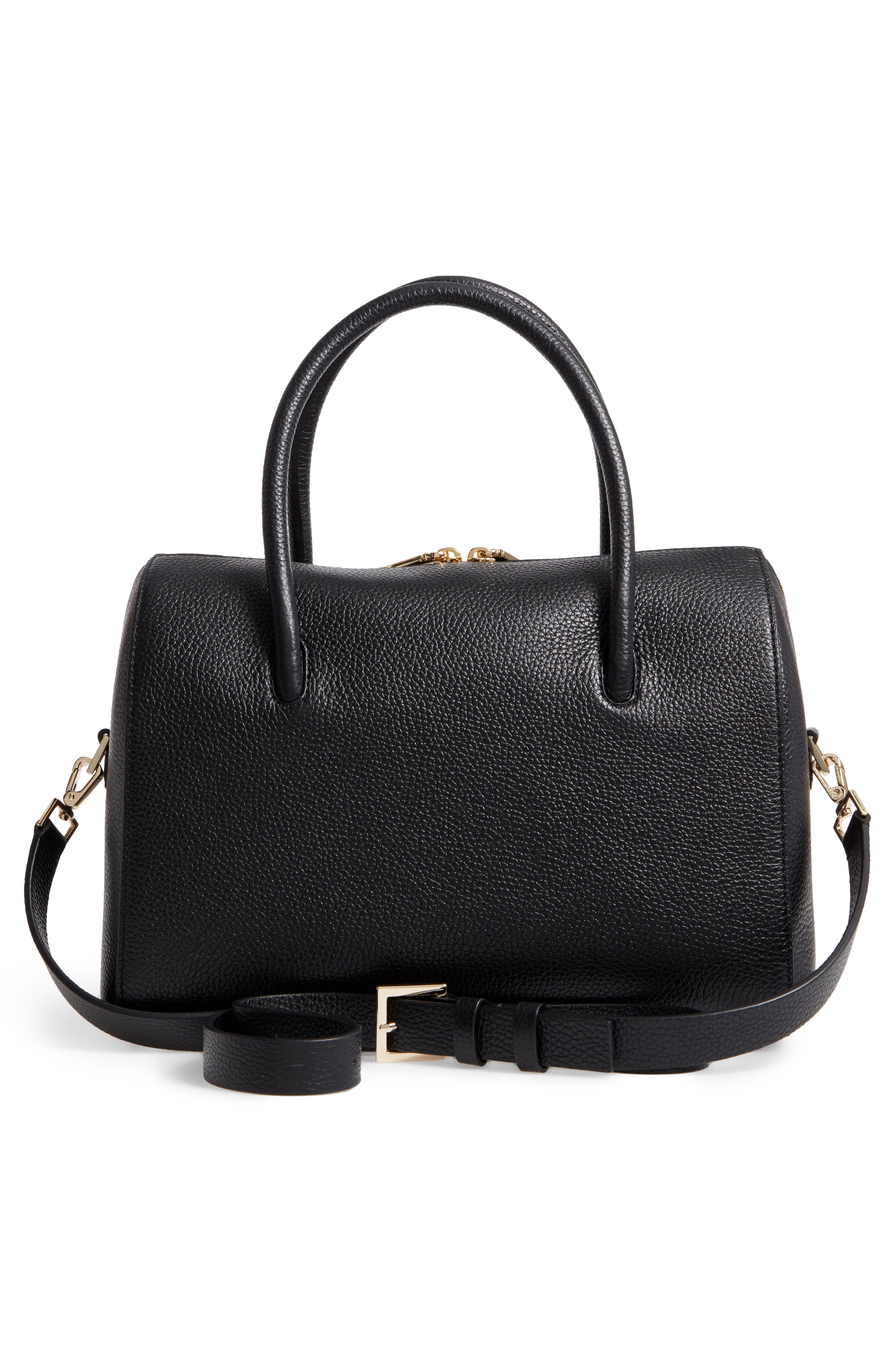 Kate Spade New York mega madison knollwood drive - lane leather satchel, Alternate, color, 