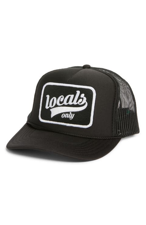 Locals Only Patch Trucker Hat