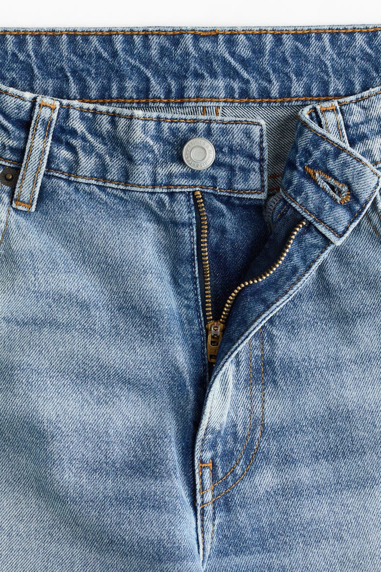 Baggy Regular Waist Jeans, Alternate, color, Denim blue