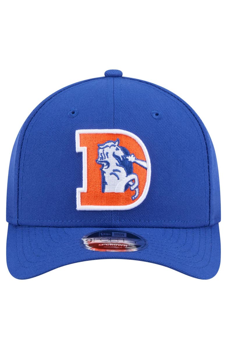 New Era Men's New Era  Royal Denver Broncos Team Collection 9FORTY M-Crown Adjustable Hat, Alternate, color, 